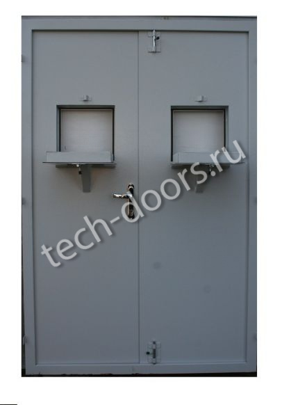 Дверь техническая двупольная кассовая 1550x2050
