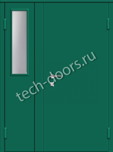 Дверь техническая полуторная 1250x2050